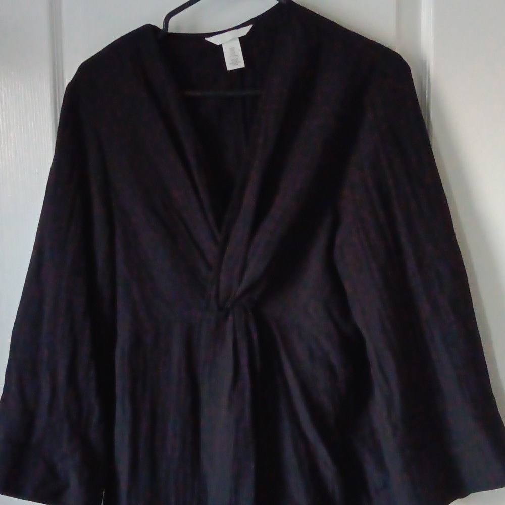 H&M Black Long Sleeve Dress